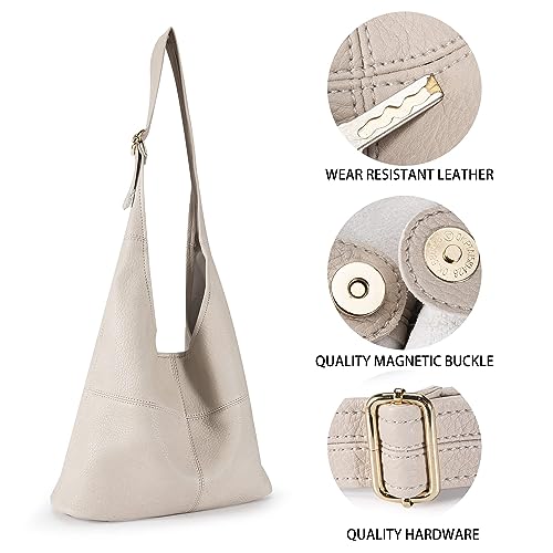 Montana West Hobo Bags Purse for Women Ultra Soft Foldable Shoulder Slouchy Handbags with Coin Purse