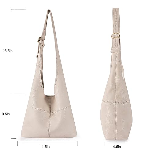 Montana West Hobo Bags Purse for Women Ultra Soft Foldable Shoulder Slouchy Handbags with Coin Purse