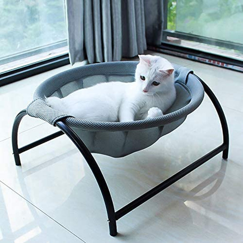 Cat Bed Dog/Pet Hammock Bed Free-Standing Sleeping Bed Pet Supplies Whole Wash Stable Structure Detachable Excellent Breathability Easy Assembly Indoors Outdoors