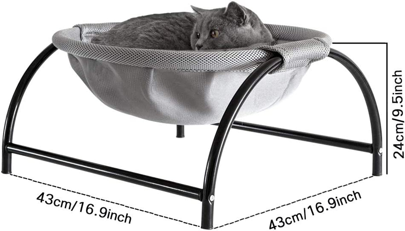 Cat Bed Dog/Pet Hammock Bed Free-Standing Sleeping Bed Pet Supplies Whole Wash Stable Structure Detachable Excellent Breathability Easy Assembly Indoors Outdoors