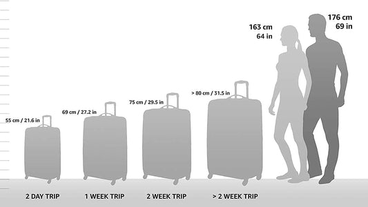U.S. Traveler Rio Rugged Fabric Expandable Carry-On Luggage Set, Green, 2 Wheel