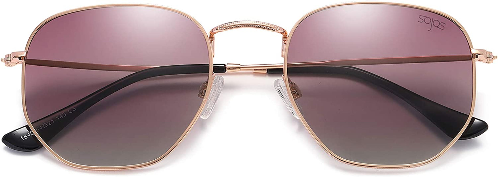 Small Square Polarized Sunglasses for Men and Women Polygon Mirrored Lens SJ1072
