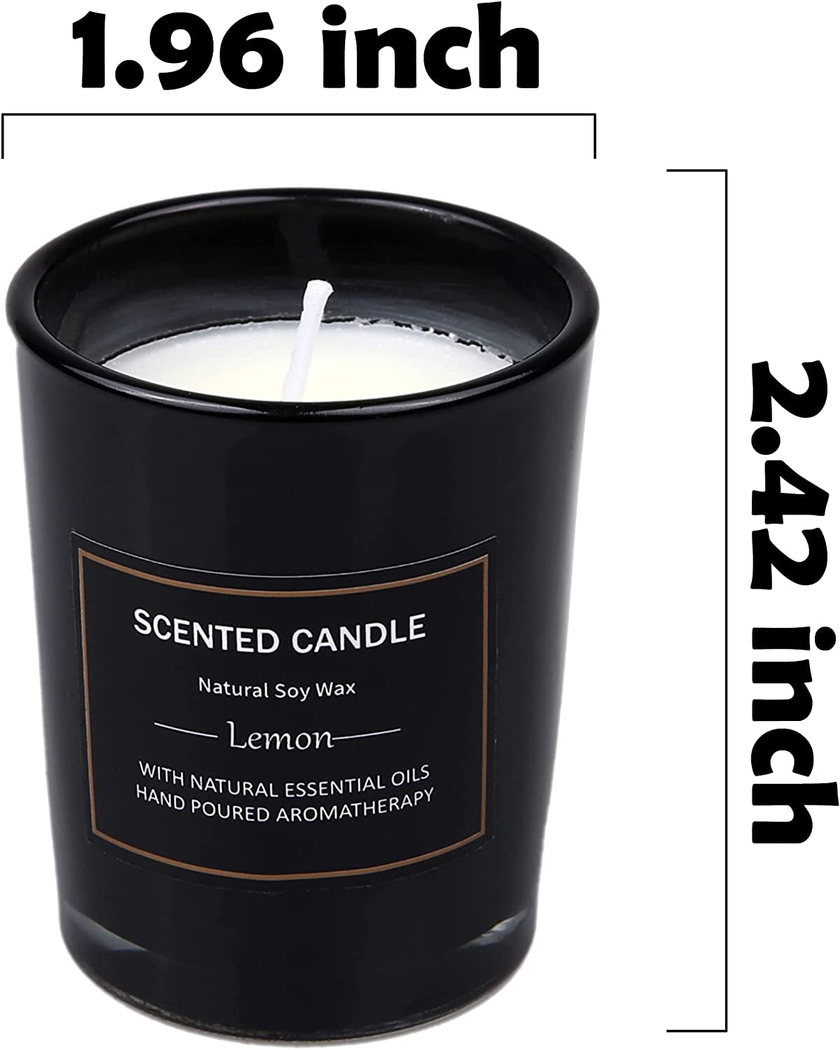 12 Pack Scented Candles Gift Set 2.5Oz Strong Fragrance Aromatherapy Jar Candle Set Soy Wax Decorative Candles for Home Scented Bath and Body Works Candles Best Gifts for Women.