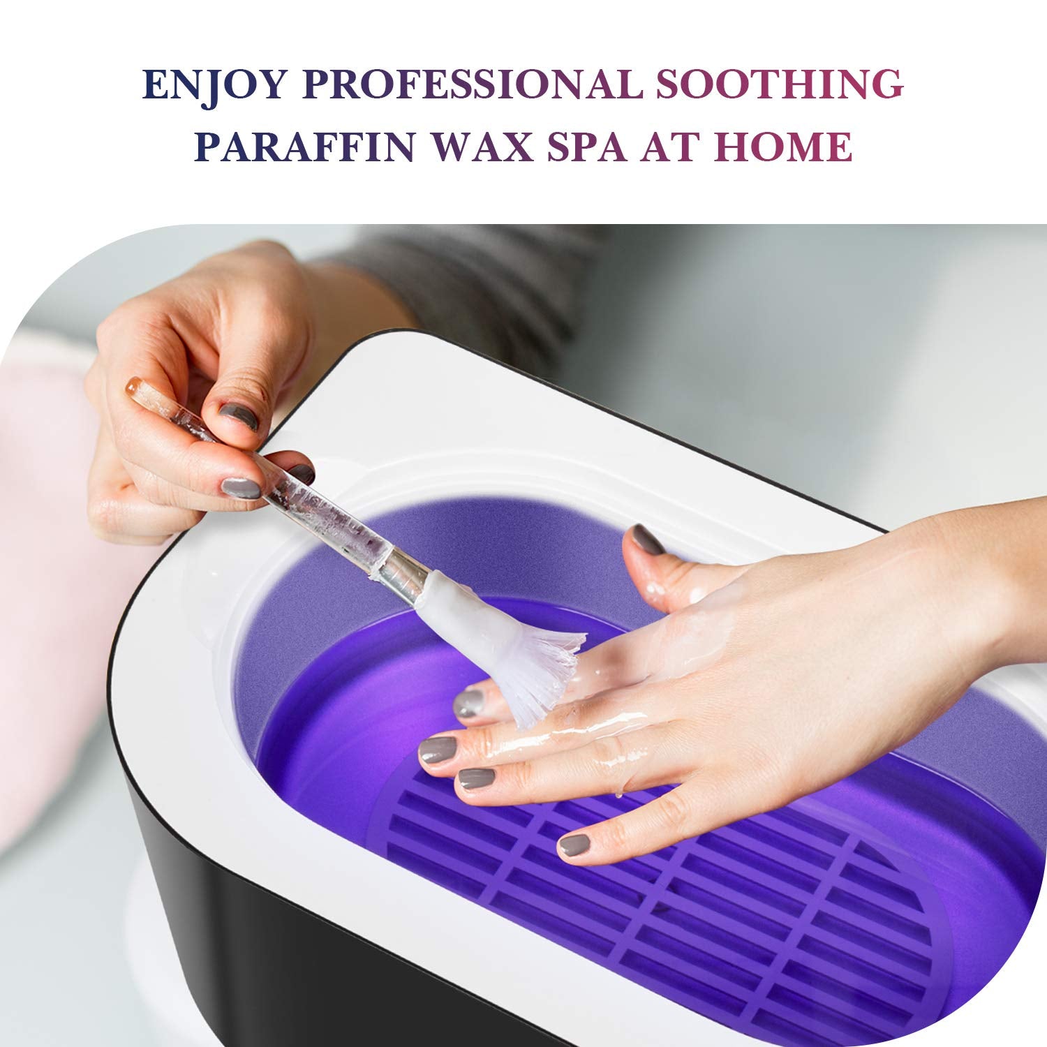 Paraffin Wax Machine for Hand and Feet -  Paraffin Wax Bath 4000Ml Paraffin Wax Warmer Moisturizing Kit Auto-Time and Keep Warm Paraffin Hand Wax Machine for Arthritis